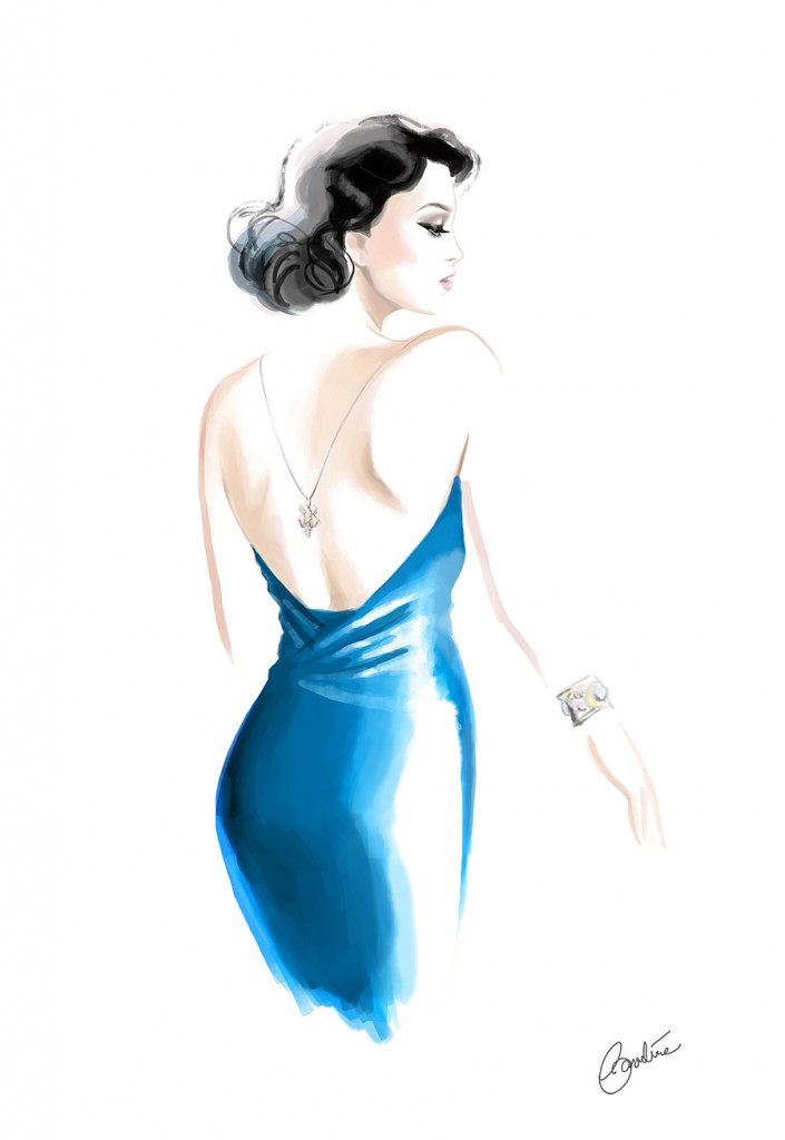 blue dress hemsida